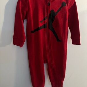 Jordan Red and Black One Piece with Jumpman Logo